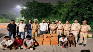 50 लाख का गांजा बरामद, दो कारों से 150 किलो 73 ग्राम मादक पदार्थ के साथ पांच तस्कर गिरफ्तार