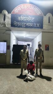 गौतमबुद्धनगर में अवैध शराब की बिक्री पर आबकारी विभाग की कार्रवाई, 40 पव्वों के साथ एक गिरफ्तार